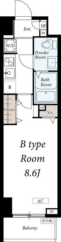 リブリ東上野 間取り