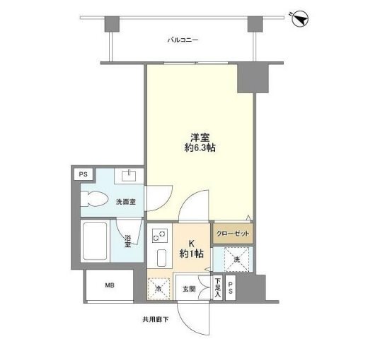 アーバンファースト神楽坂   間取り