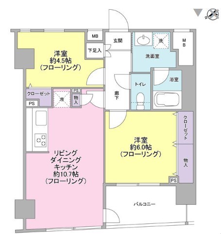 パートナーシップアパートメント      間取り