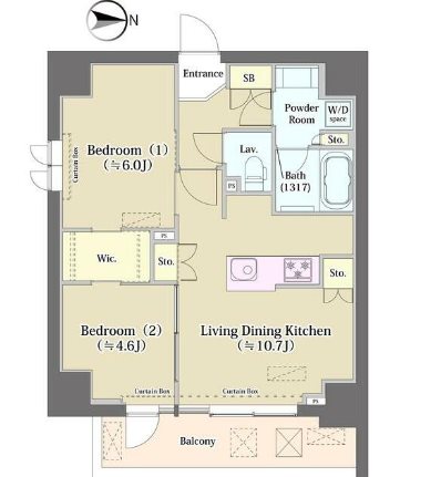 クリオラベルヴィ元浅草 間取り