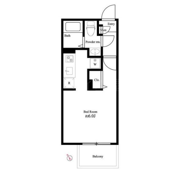 ブランシェ文京白山Ⅱ   104号室 間取り