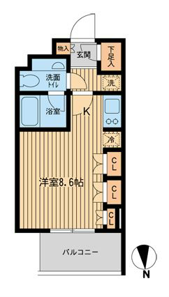 ファインアドレス新御徒町 間取り