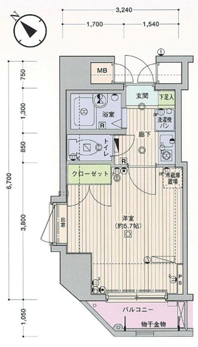 ガラステージ日本橋人形町 間取り