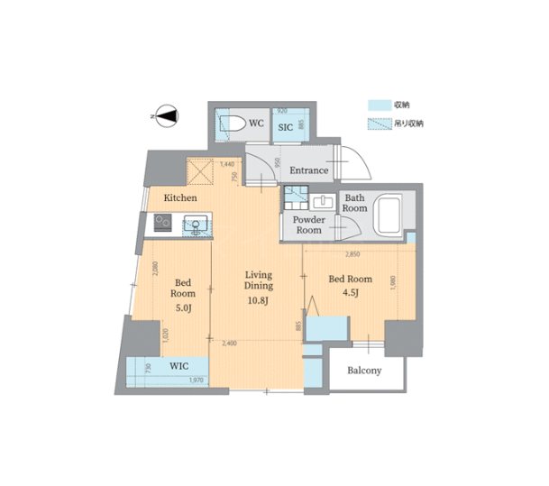 パークルール神田司町ロンド    601号室 間取り