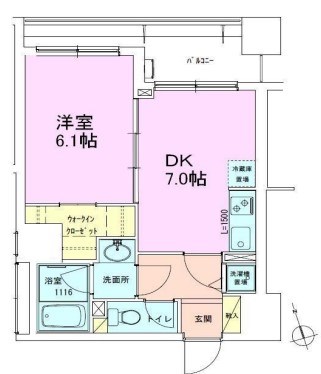 銀座レジデンス参番館   間取り