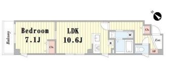 エスポワールオトメ    201号室 間取り