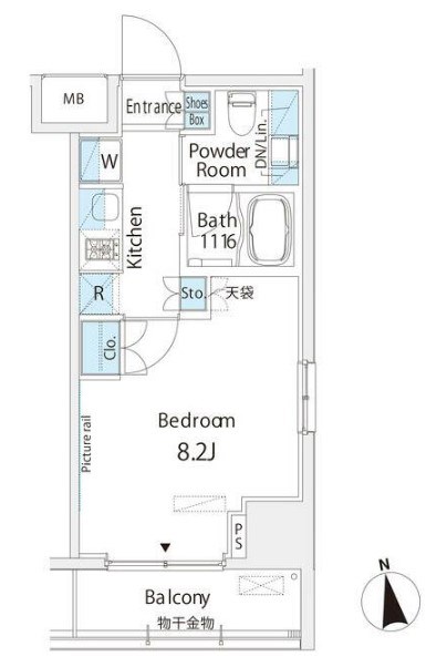 ベルビュー浅草橋 間取り