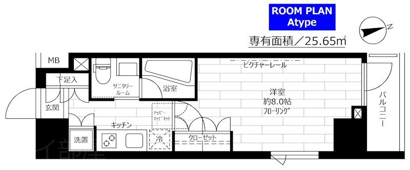 ステージファースト飯田橋アジールコート 間取り