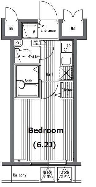 ガラグランディ日本橋  間取り