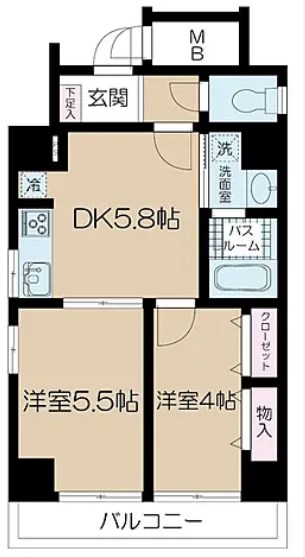 ガラ・シティ蔵前 間取り