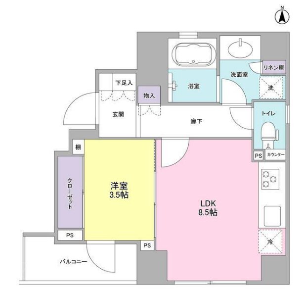 ルクリアコート 間取り