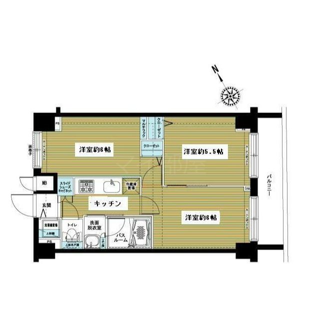 フェニックス日本橋兜町弐番館   707号室 間取り