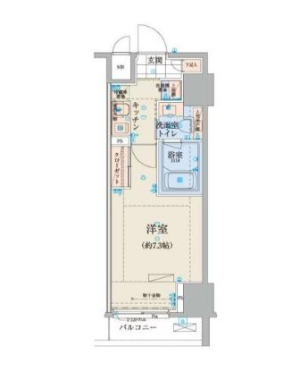 リヴシティ日本橋ネクステシア     間取り