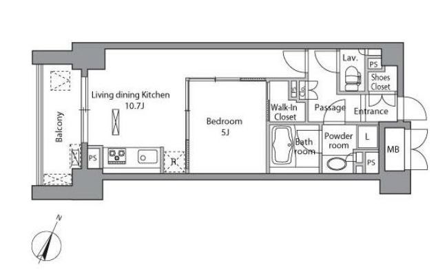 レジディア水道橋 間取り