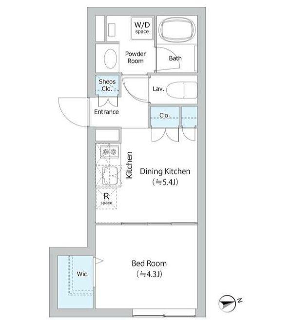 EDIT御茶ノ水妻恋坂    401号室 間取り