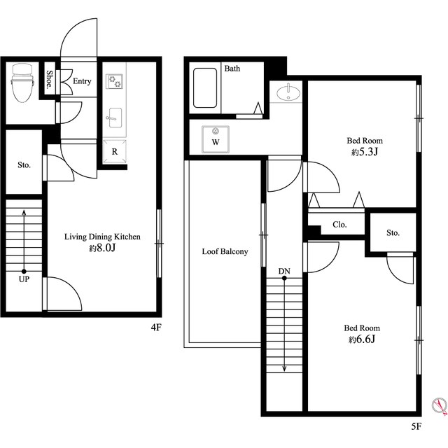 ブランシェ文京白山Ⅱ   間取り