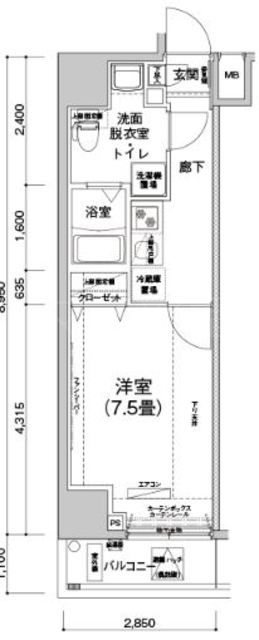 アイルプレミアム文京六義園  901号室 間取り