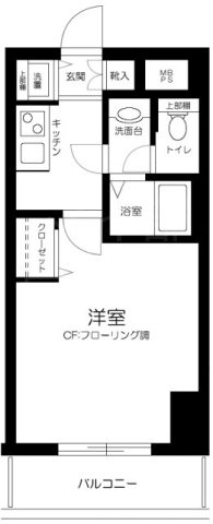 メゾンドヴィレ日本橋浜町 間取り