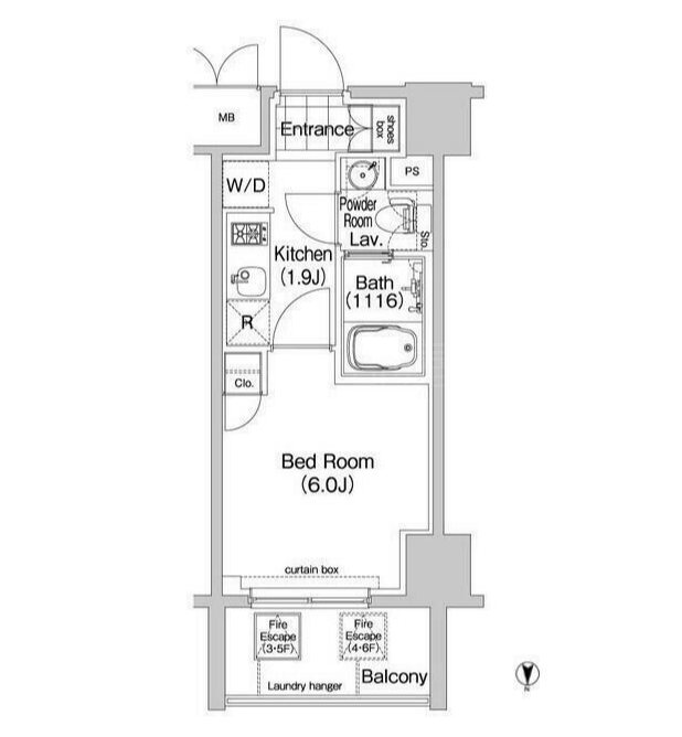 コンフォリア春日富坂     209号室 間取り