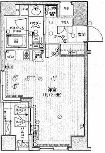 ラグジュアリーアパートメント御徒町 間取り
