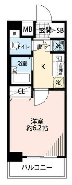 プレールドゥーク文京本駒込 間取り