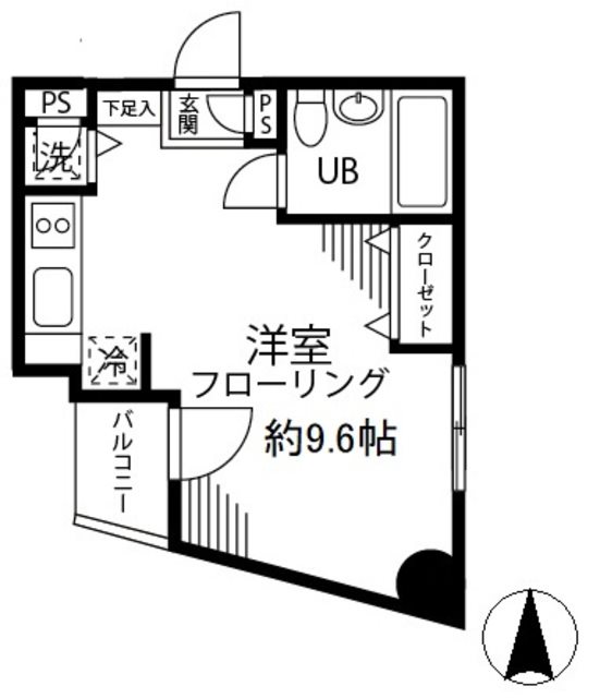 プルナス湯島 間取り