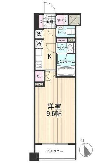 パレステージ文京江戸川橋     307号室 間取り
