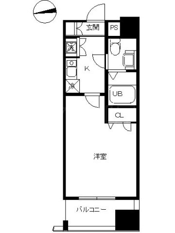 スカイコート蔵前 間取り