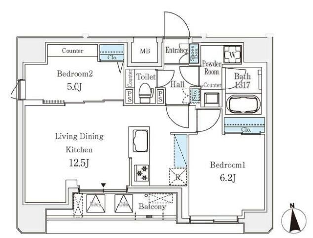 クラリティア文京湯島 間取り