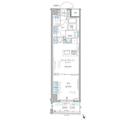 パークアクシス文京本郷 間取り