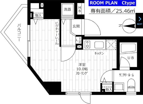 ステージファースト新宿原町 間取り