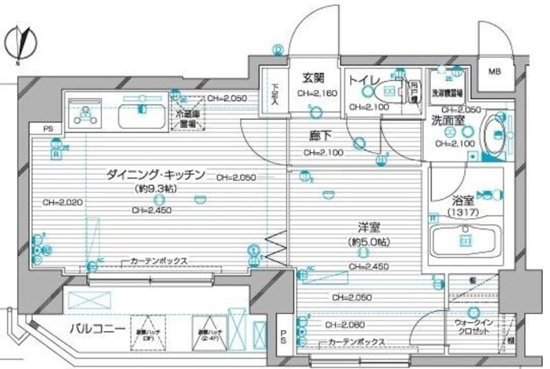 デュオ・スカーラ麹町 間取り