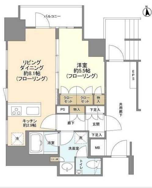 ブランズ大手町 間取り