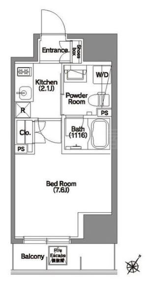 エルスタンザ文京根津 間取り