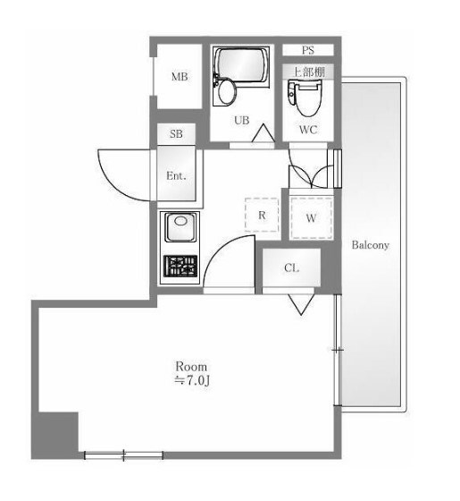 ラグジュアリーアパートメント本郷  間取り