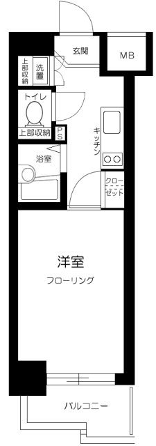 ルーブル文京音羽     701号室 間取り