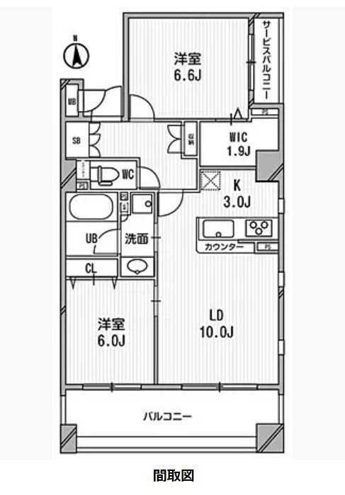 アーデン神保町      1202号室 間取り
