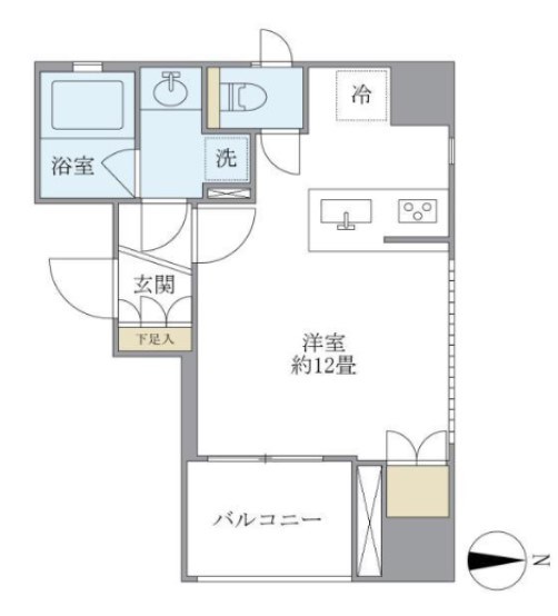 KDXレジデンス神田   間取り