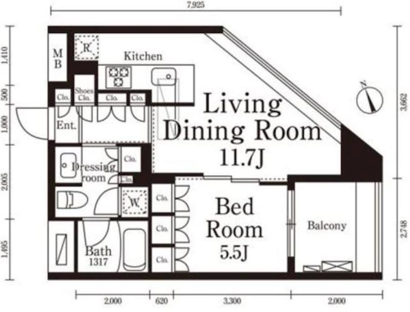パークキューブ春日安藤坂 間取り
