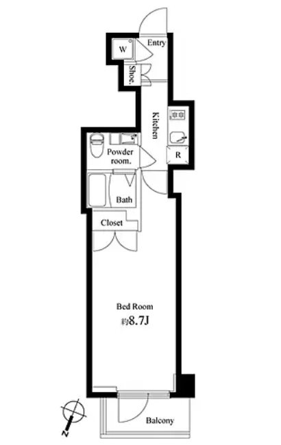 パティオ神田 間取り