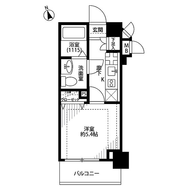 プレールドゥーク早稲田     202号室 間取り