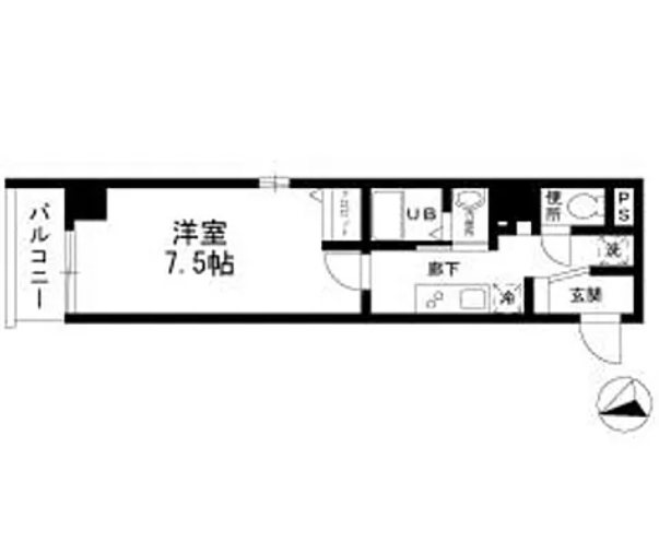 エスポワール    403号室 間取り