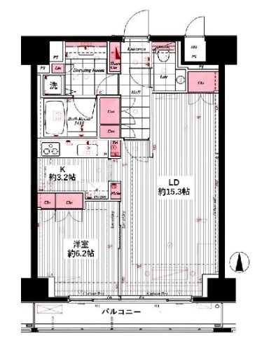コンパートメント東京中央 間取り