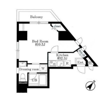 ププレMIYA八丁堀 間取り
