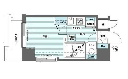 フェニックス日本橋蛎殻町弐番館   605号室 間取り