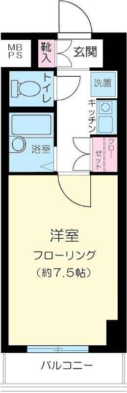 エクセリア文京池之端  間取り