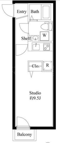 プロスパー飯田橋 間取り