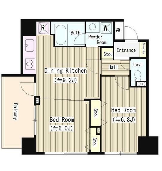 ガルデニア蔵前 間取り