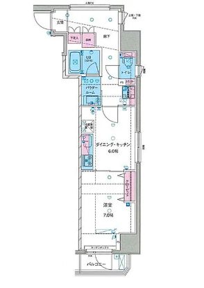 GENOVIA御徒町skygarden 間取り