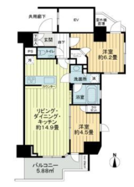 オープンレジデンシア文京本郷 間取り